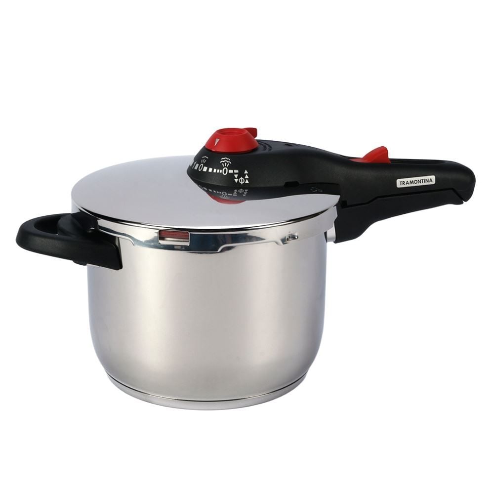 Panela de Pressão Solar Indução 6 Litros Tramontina - Inox