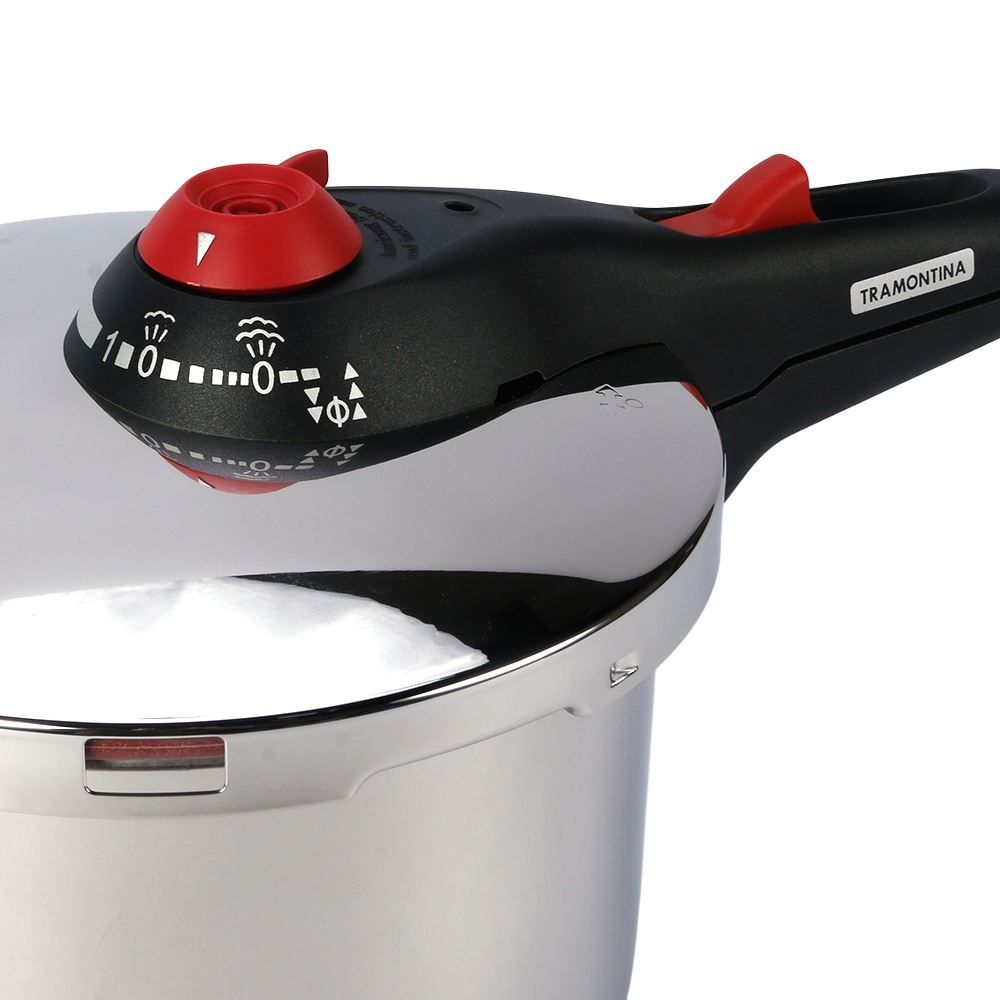 Panela de Pressão Solar Indução 6 Litros Tramontina - Inox