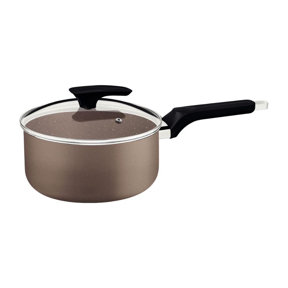 Panela Tramontina Milazzo 20 cm Starflon Max Amêndoa - MILAZZO AMENDOA