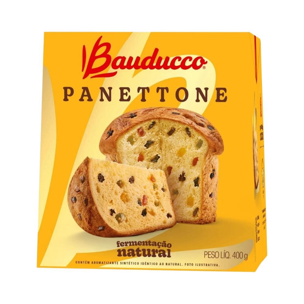 Panettone com Frutas Cristalizadas Bauducco - 400g