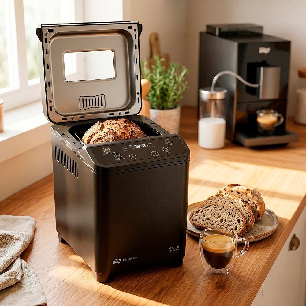 Panificadora Wap Pan Gourmet wpan01 20 Receitas Timer 15h
