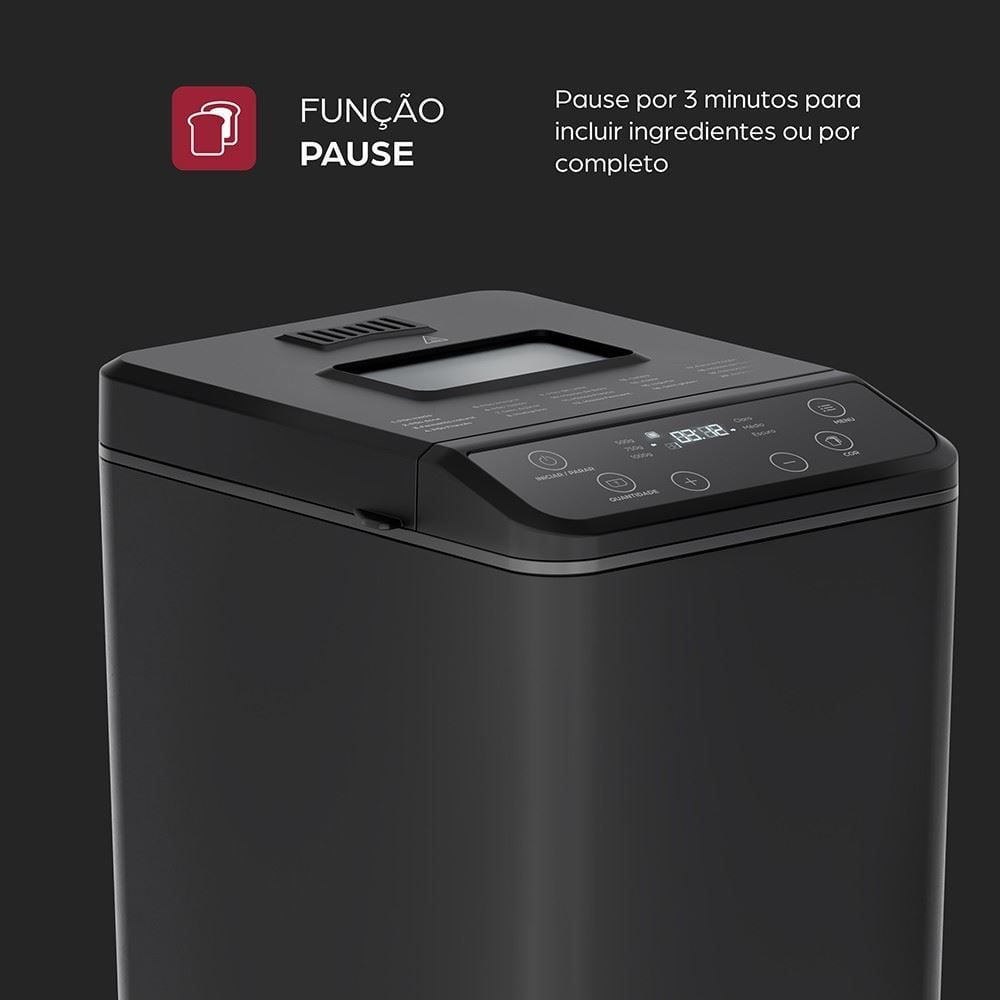 Panificadora Wap Pan Gourmet wpan01 20 Receitas Timer 15h