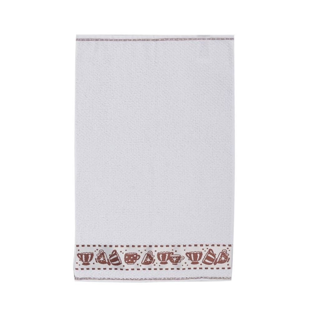 Pano de Copa Felpudo 45Cm X 65Cm Jacquard Döhler - Café Marrom