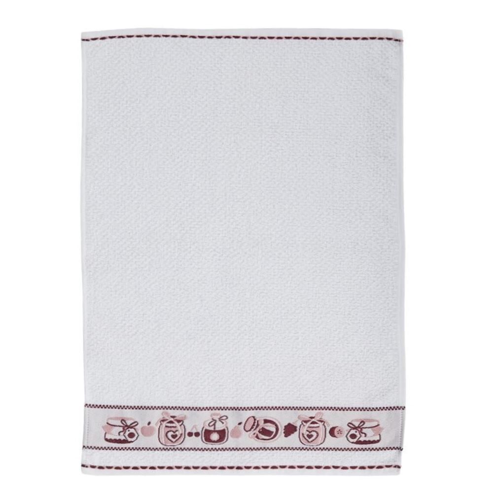 Pano de Copa Felpudo 45Cm X 65Cm Jacquard Döhler - Geleia Bordô