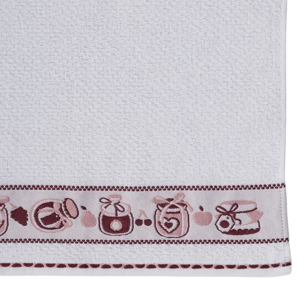 Pano de Copa Felpudo 45Cm X 65Cm Jacquard Döhler - Geleia Bordô