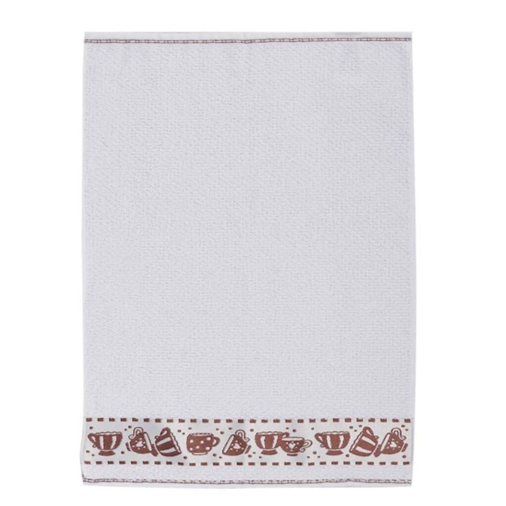 Pano de Copa Felpudo 45Cm X 65Cm Jacquard Döhler - Café Marrom
