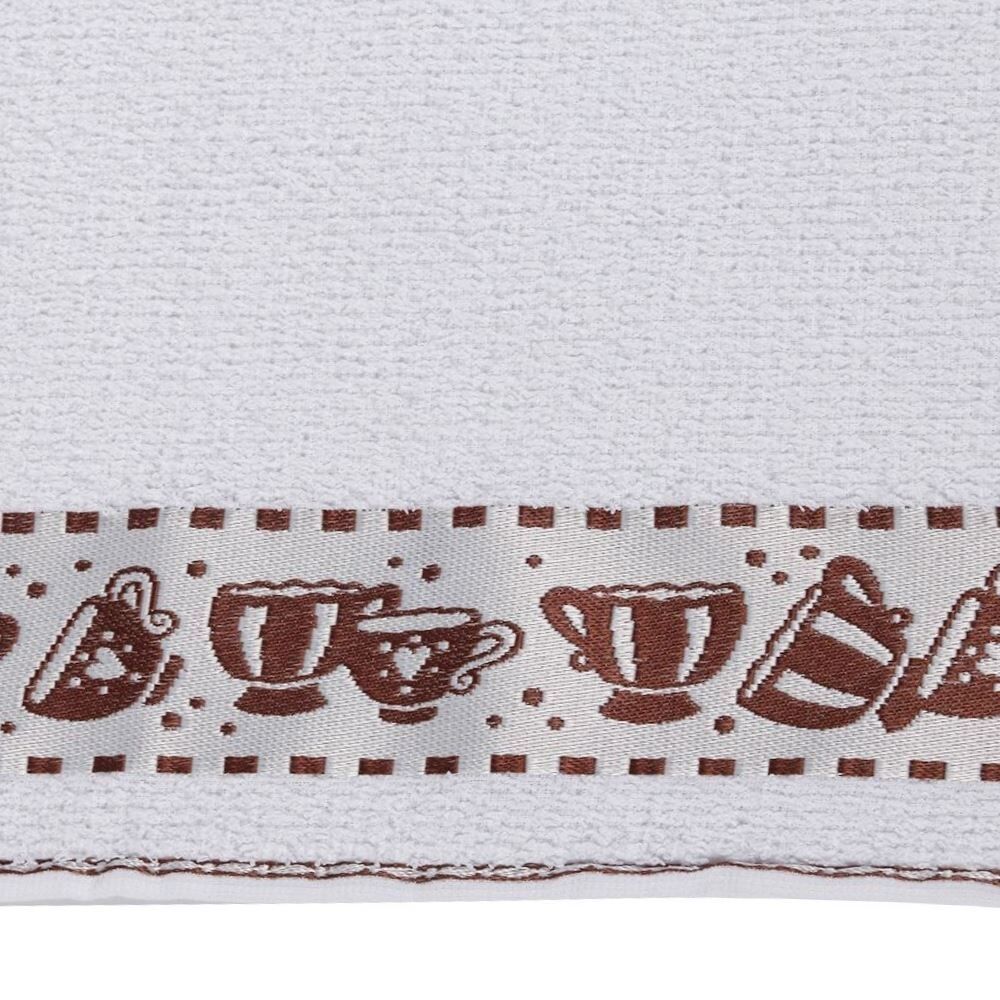 Pano de Copa Felpudo 45Cm X 65Cm Jacquard Döhler - Café Marrom