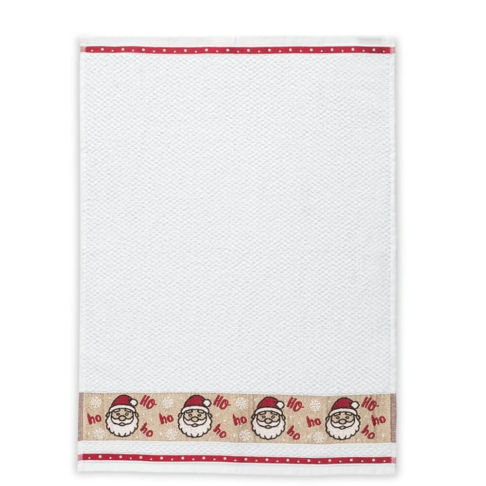 Pano de Copa Jacquard Natal Karsten - Noel Ho Ho