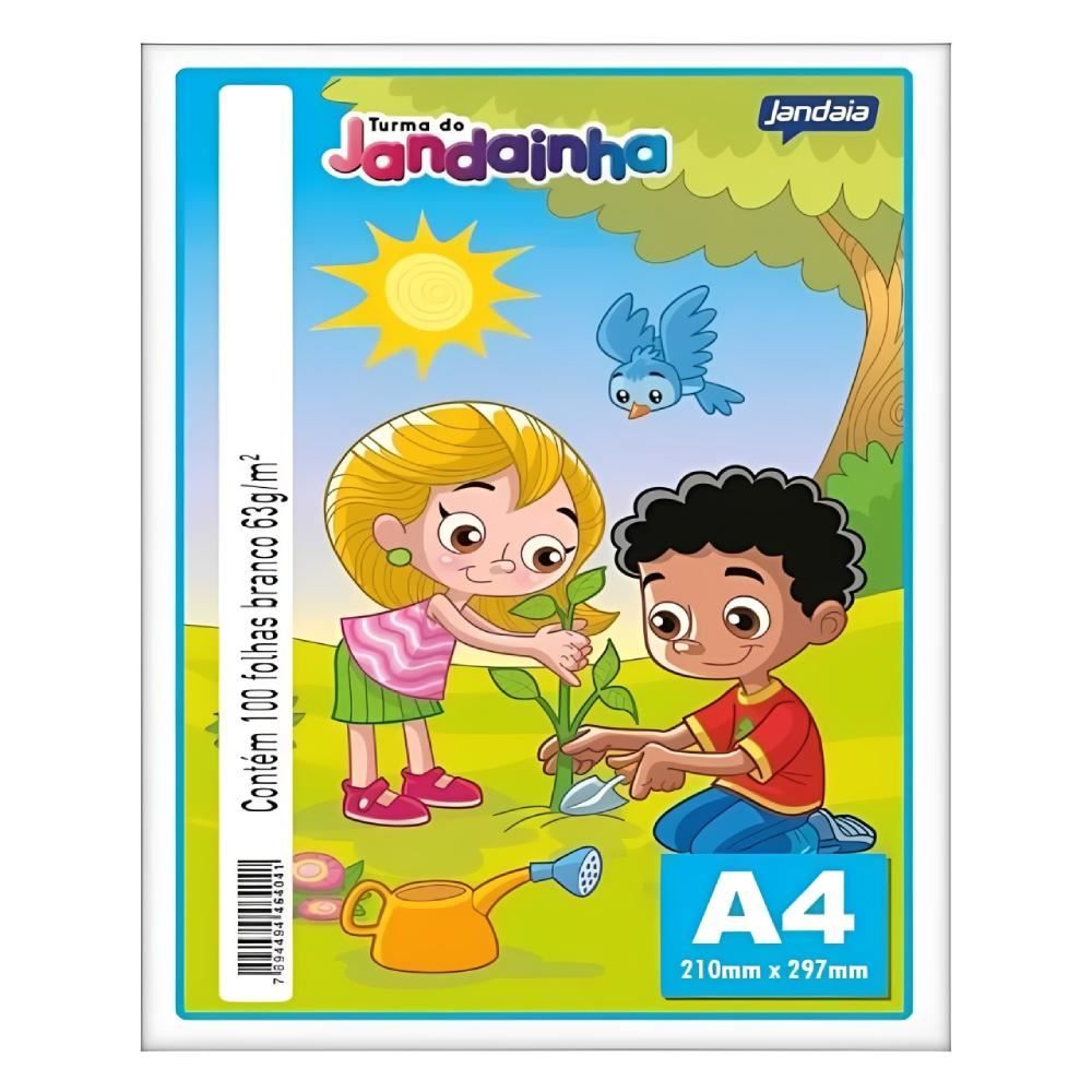 Papel Sulfite A4 Jandainha 100 Folhas Jandaia - Branco
