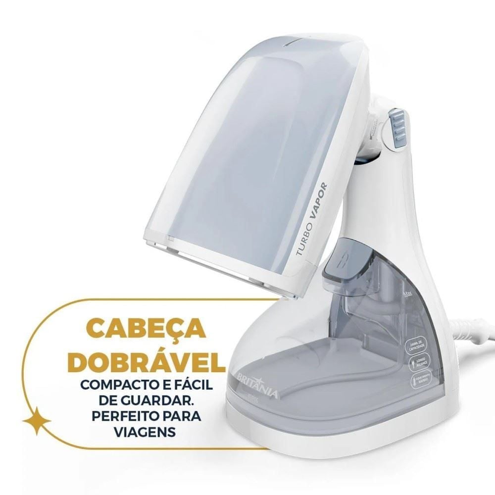 Passadeira a Vapor Britânia Portátil 1200W Bivolt Bvp06