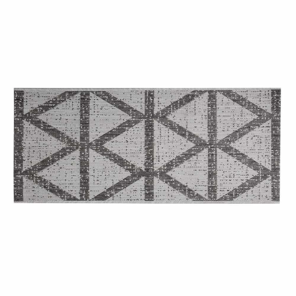 Passadeira Amazonas 57X180 Cm Havan - Cinza Geométrico