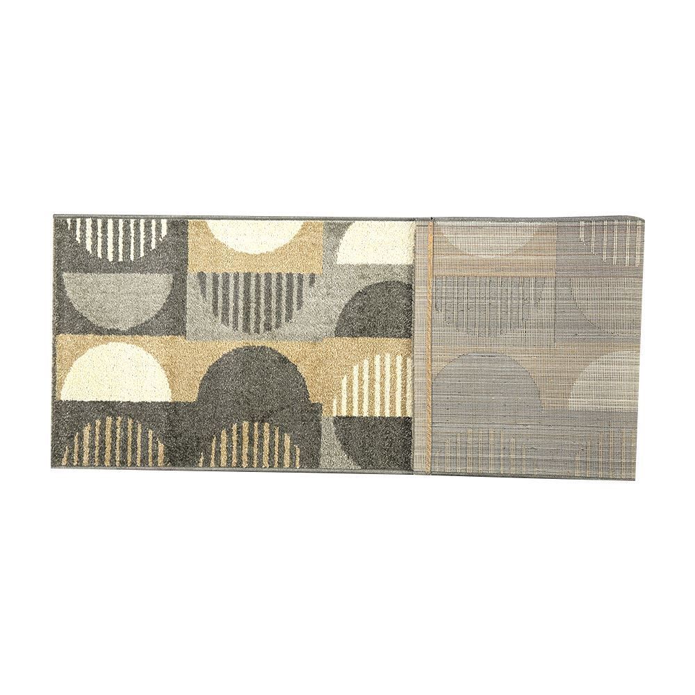Passadeira Lotus 0,57X1,80M Havan Casa - Círculos Cinza