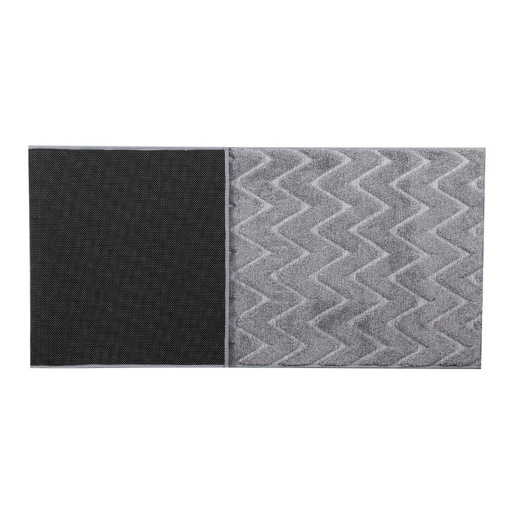 Passadeira Para Quarto E Sala 60Cmx1,80M Milano Havan Casa - Cinza Chevron