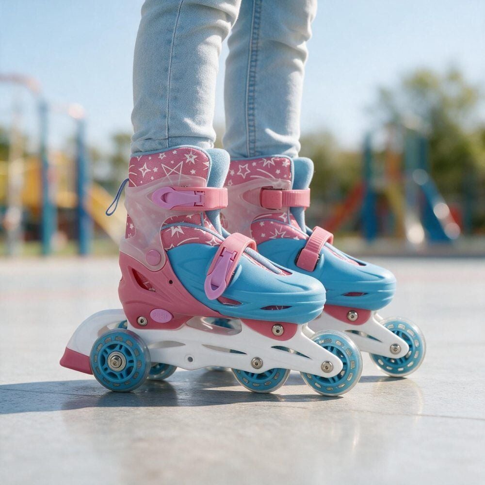 Patins Stars 2 em 1 Ajustável 32 a 35 Havan Toys