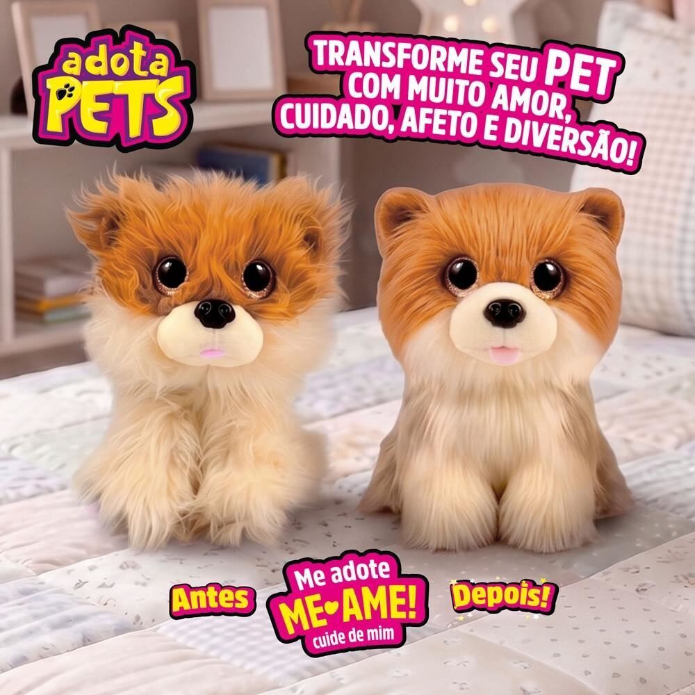 Pelúcia Adota Pets Caramelo Multikids