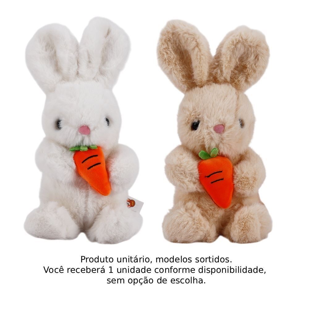Pelúcia Coelho com Cenourinha Bbr - Sortido