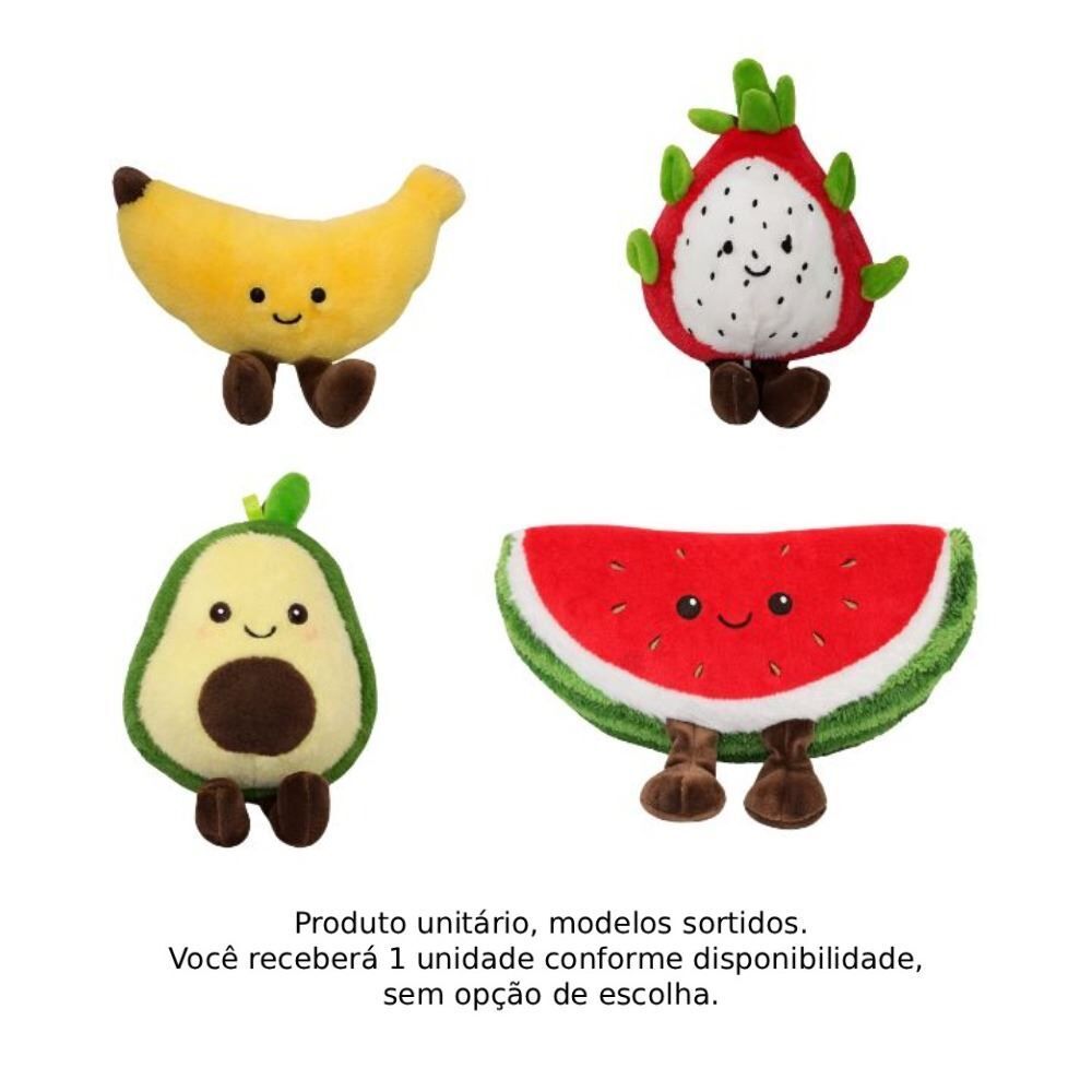 Pelúcia Mini Hortifruti Frutinhas da Colheita Bbr - Sortido