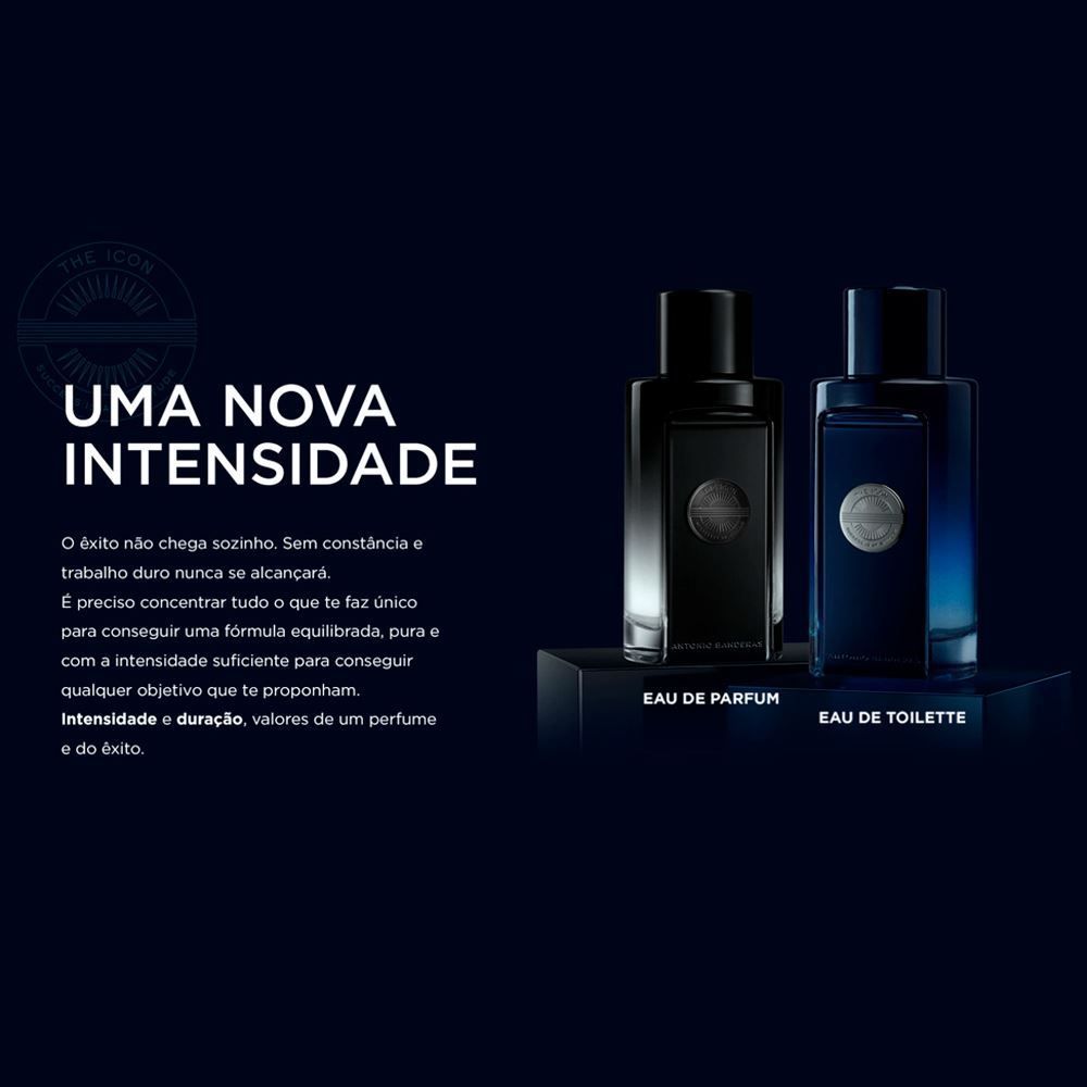 Perfume The Icon Black Edp Antonio Banderas - 100ml