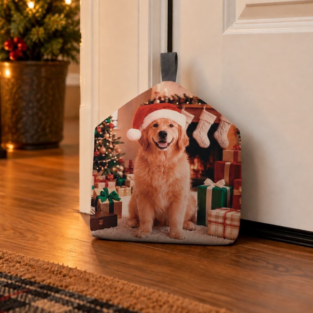 Peso de Porta Natal 20X15cm Havan Casa - Golden
