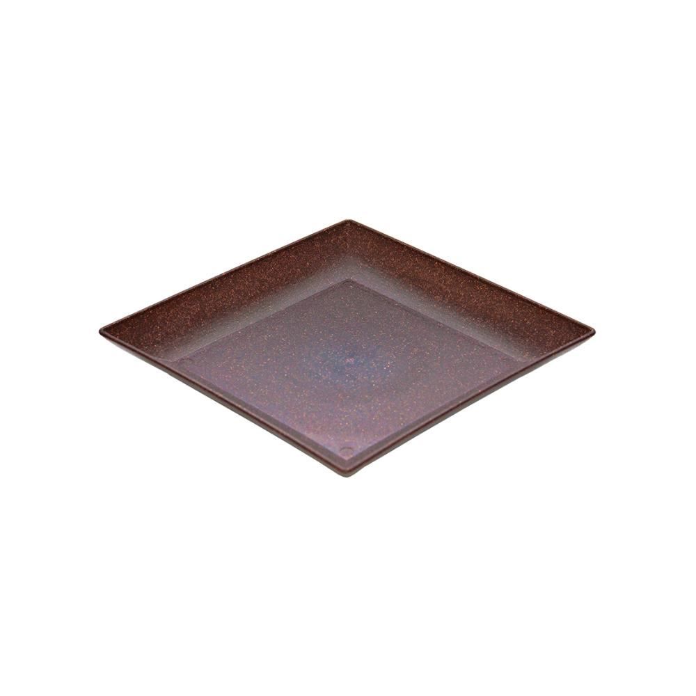 Petisqueira Quadrada 24Cm Imbuia Evo Produtos