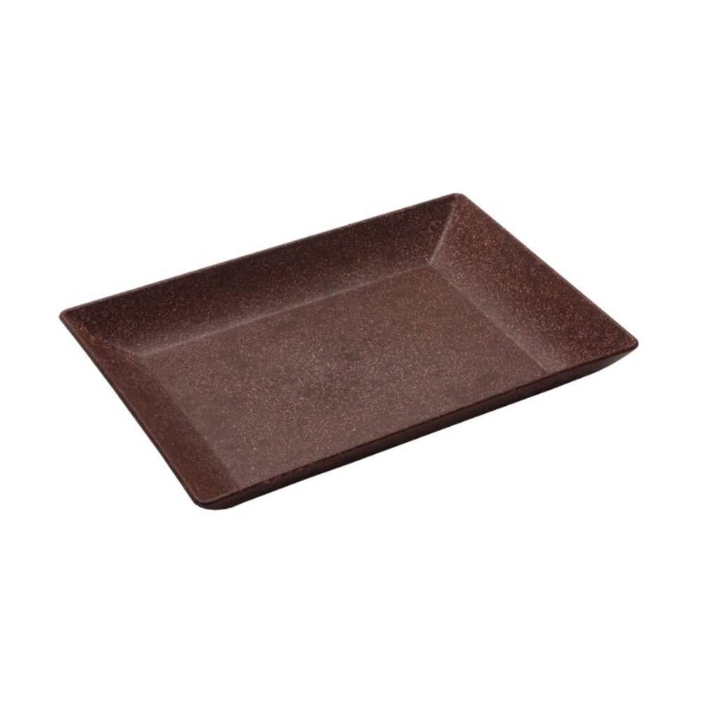 Petisqueira Retangular 24Cm Imbuia Evo Produtos