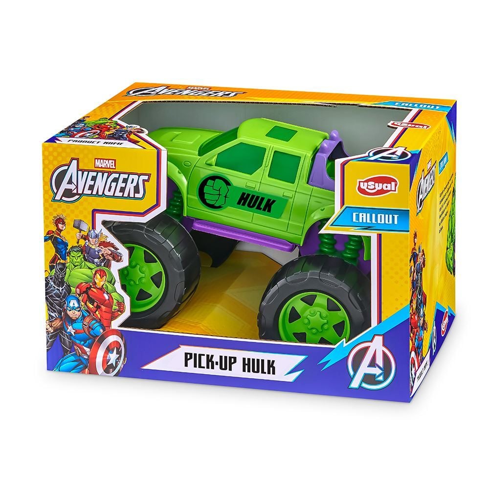 Pick Up Hulk - Usual Brinquedo - com Rodas Gigantes