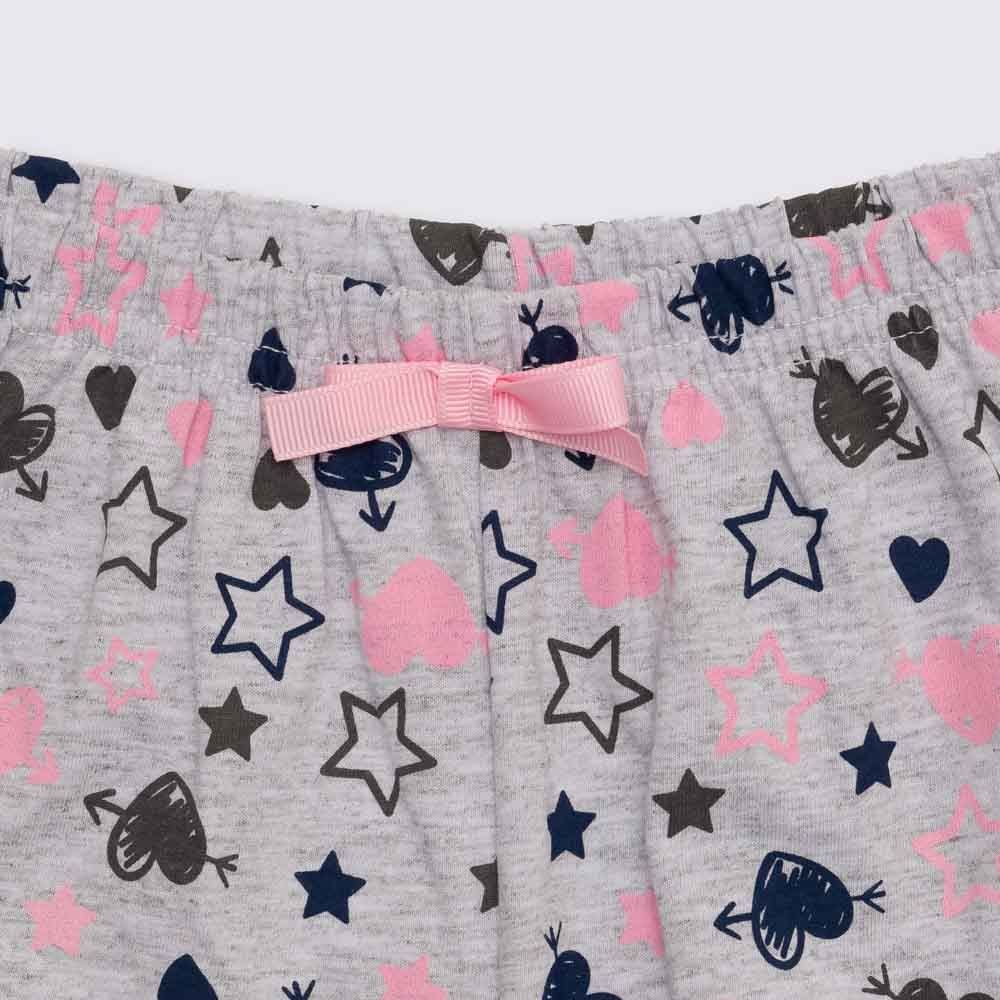 Pijama 4 A 10 Anos Estampa Middle Marmelada