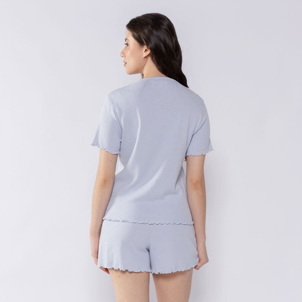 Pijama Feminino Americano De Tricot Camila Moretti