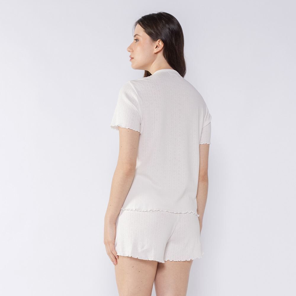 Pijama Feminino Americano De Tricot Camila Moretti