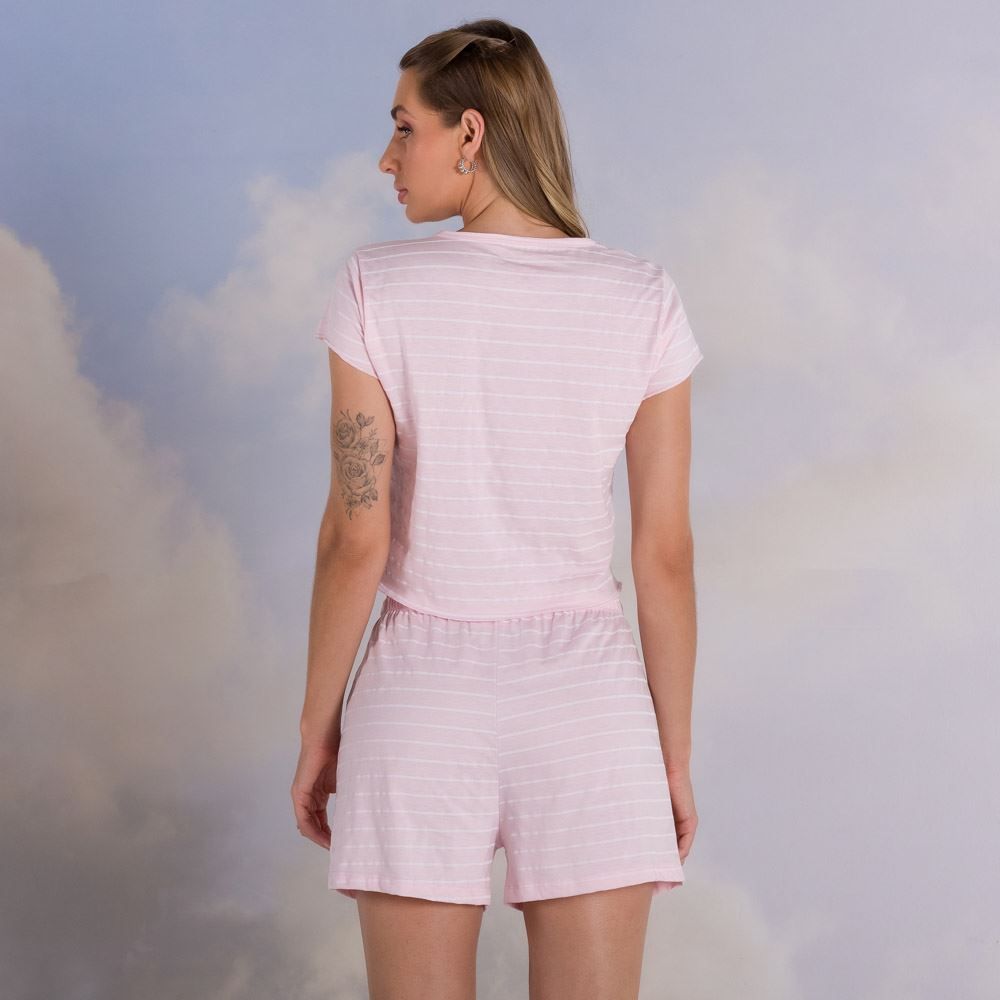 Pijama Com Cropped Camila Moretti