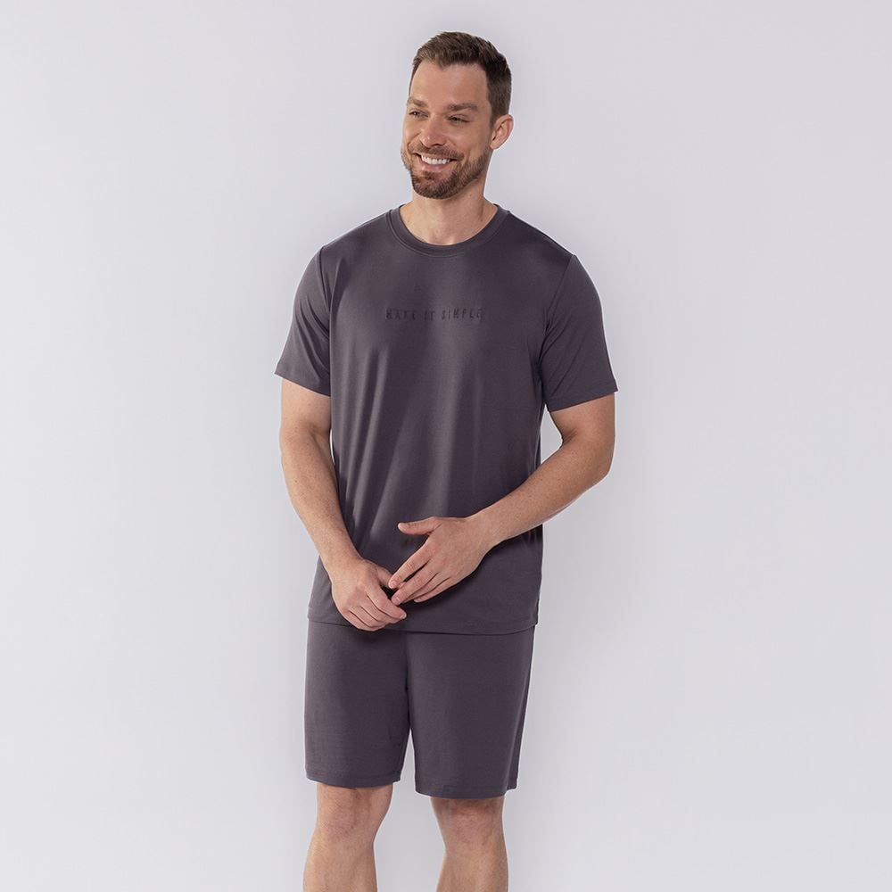 Pijama Masculino Curto Marc Alain