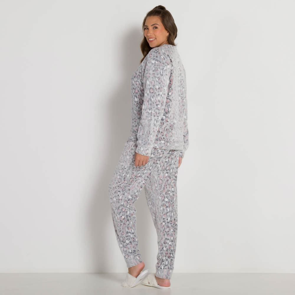 Pijama de Fleece Jacquard Patricia Foster