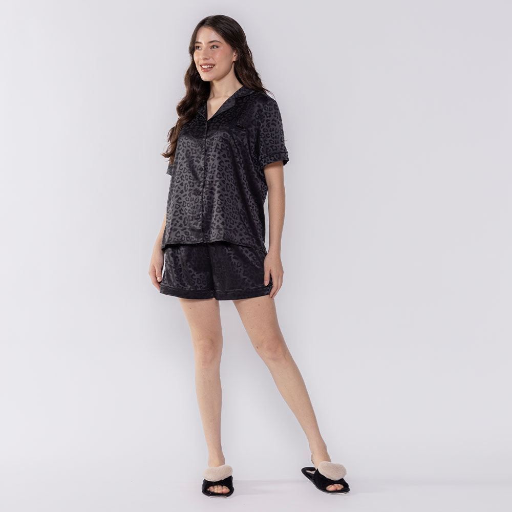 Pijama Feminino Americano Animal Print Camila Moretti