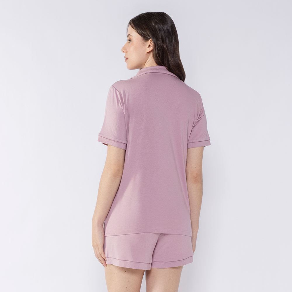 Pijama Feminino Americano De Viscose Camila Moretti