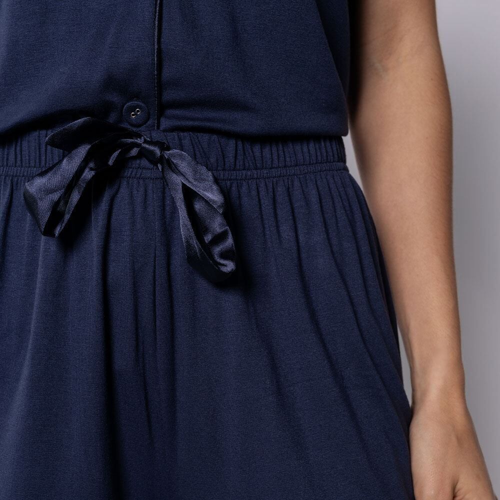 Pijama Feminino Americano De Viscose Camila Moretti