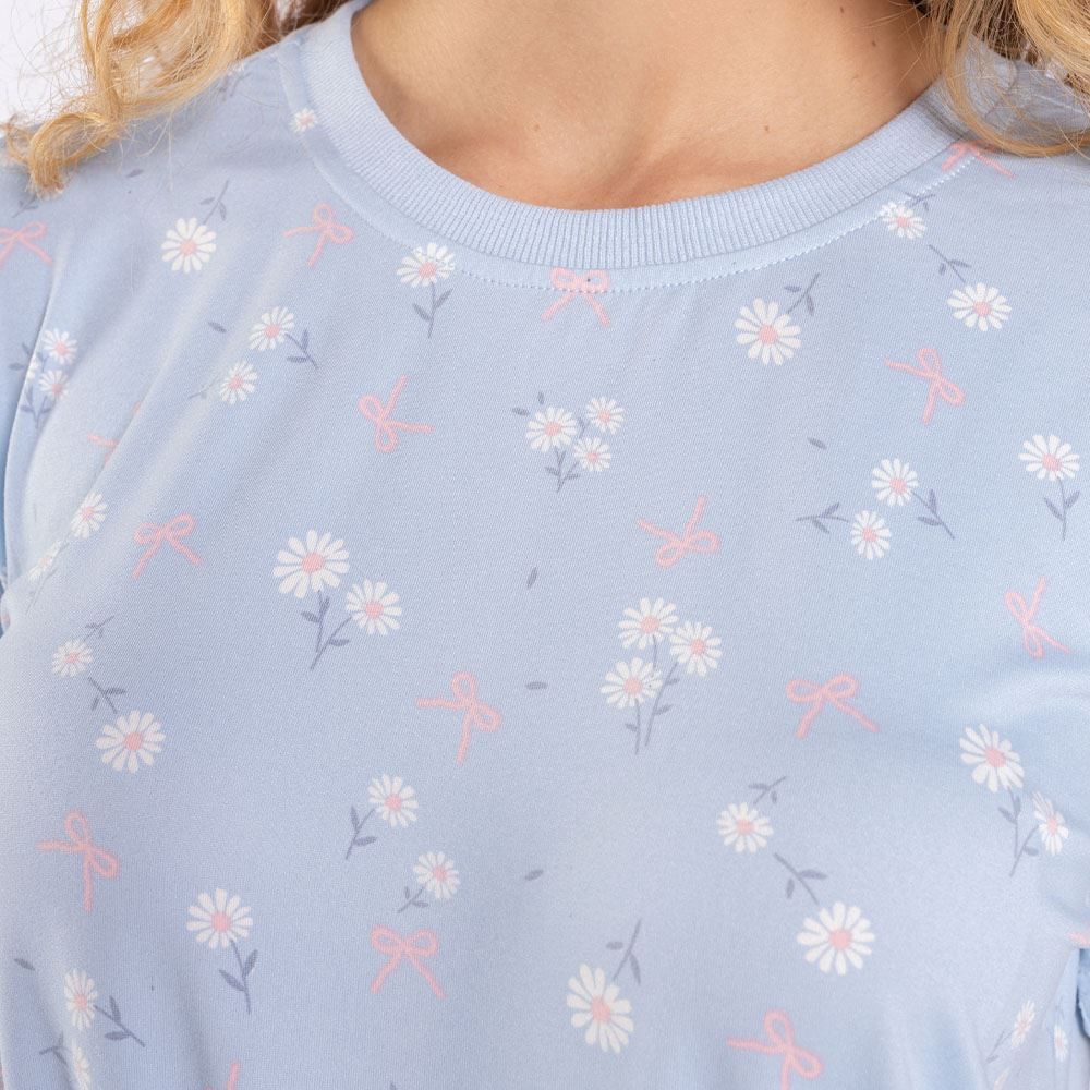 Pijama Feminino Curto Peletizado Camila Moretti