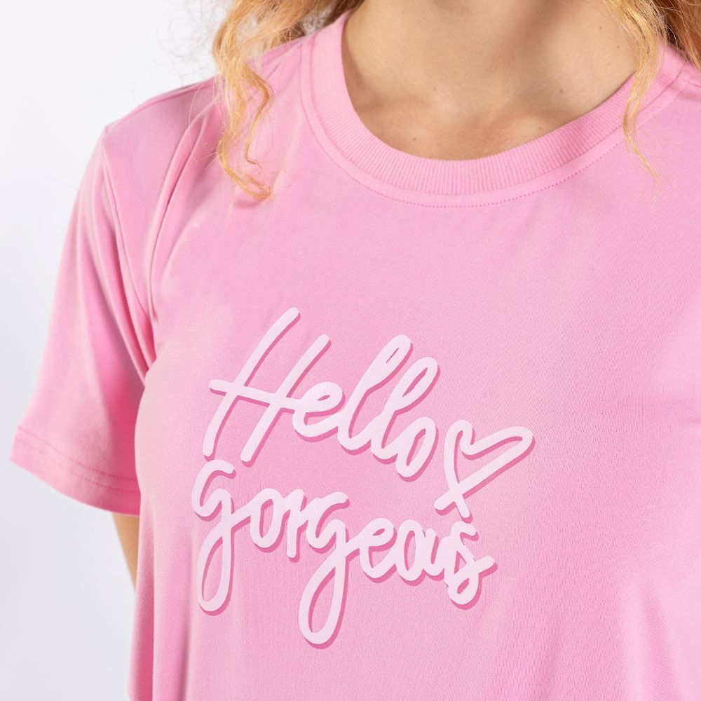 Pijama Feminino Curto Peletizado Camila Moretti