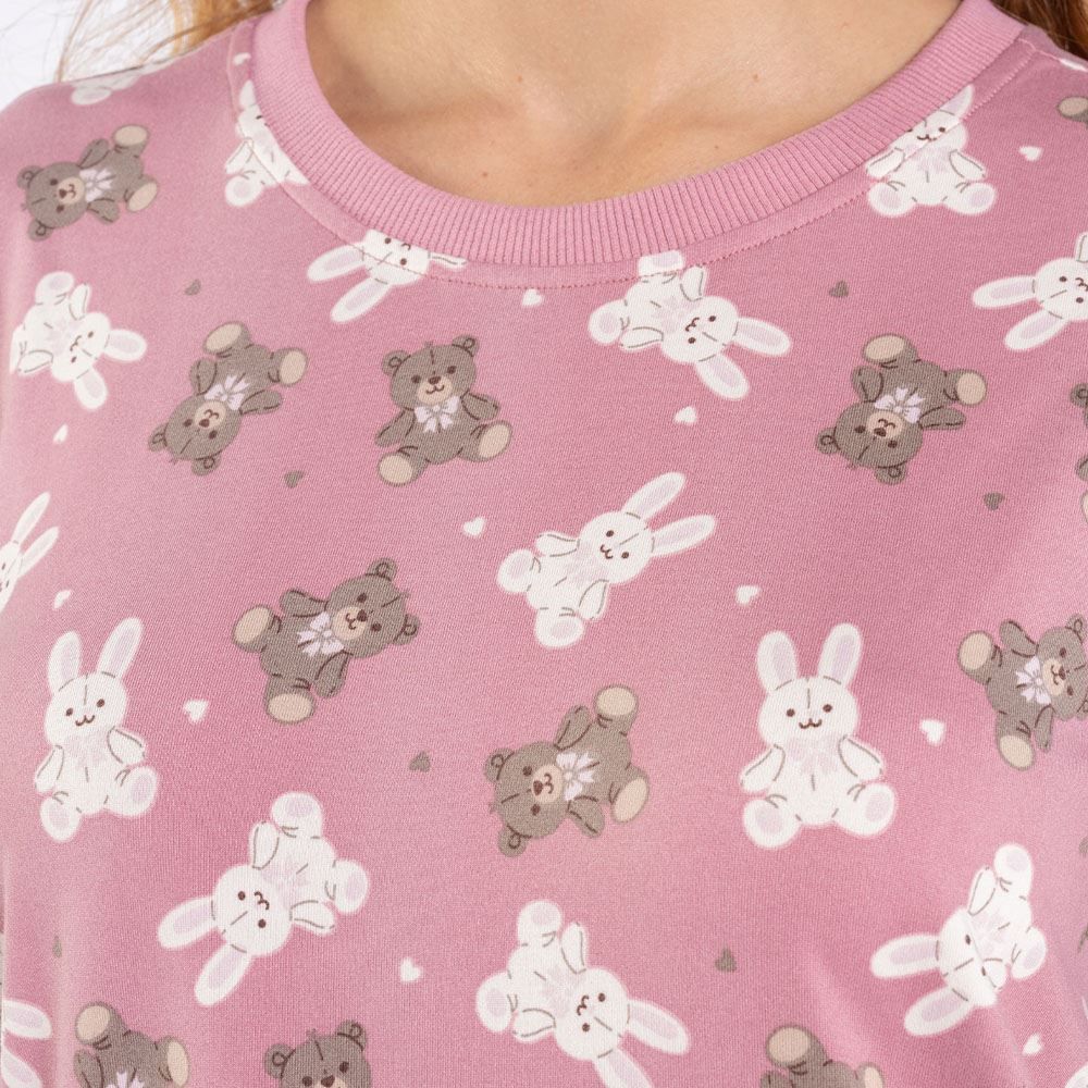 Pijama Feminino Curto Peletizado Camila Moretti