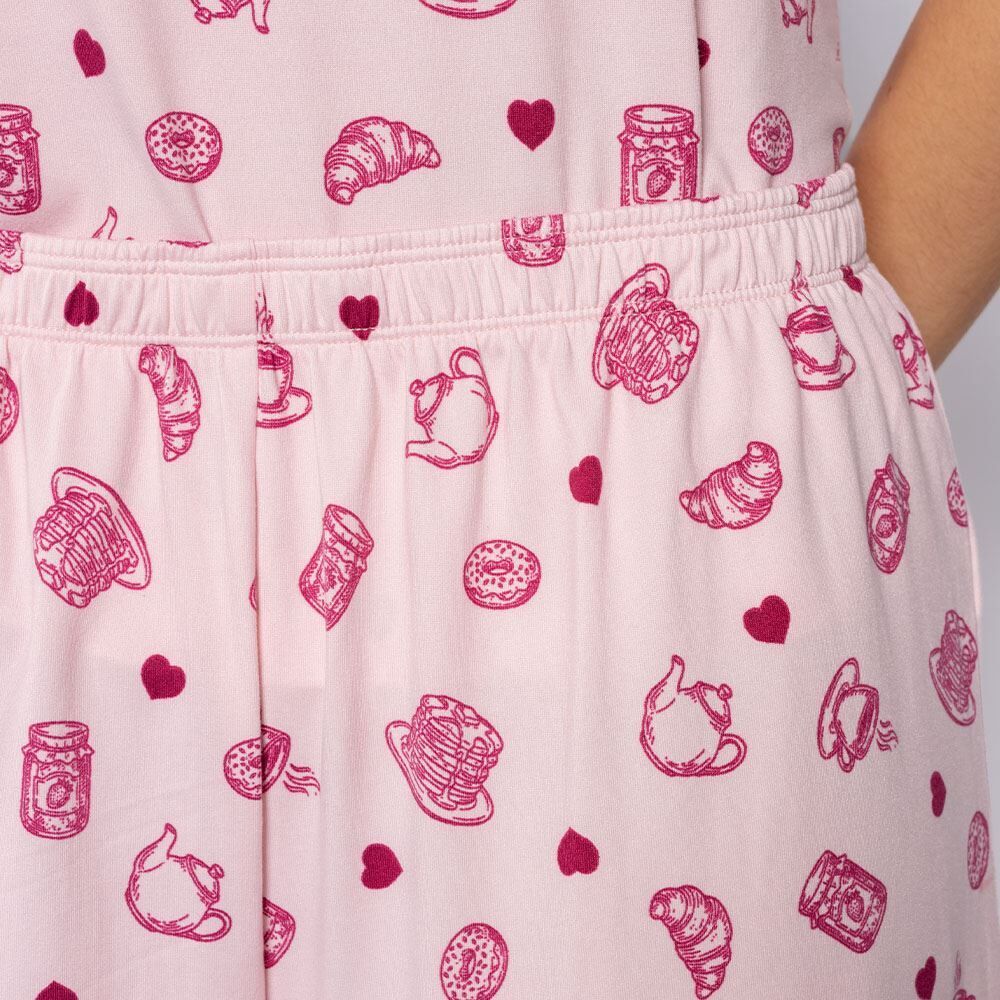 Pijama Feminino Curto Peletizado Camila Moretti