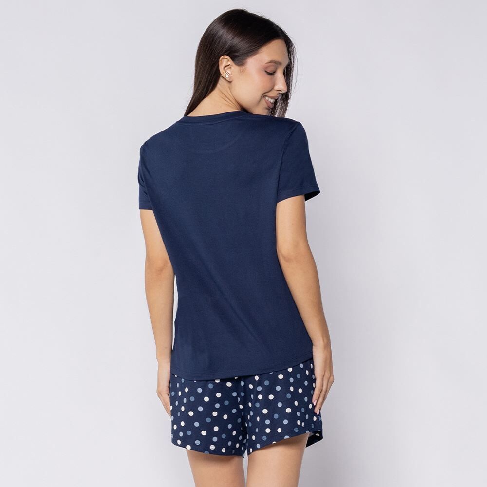 Pijama Feminino Curto Peletizado Camila Moretti