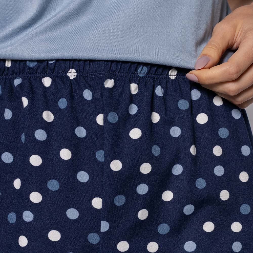 Pijama Feminino Curto Peletizado Camila Moretti