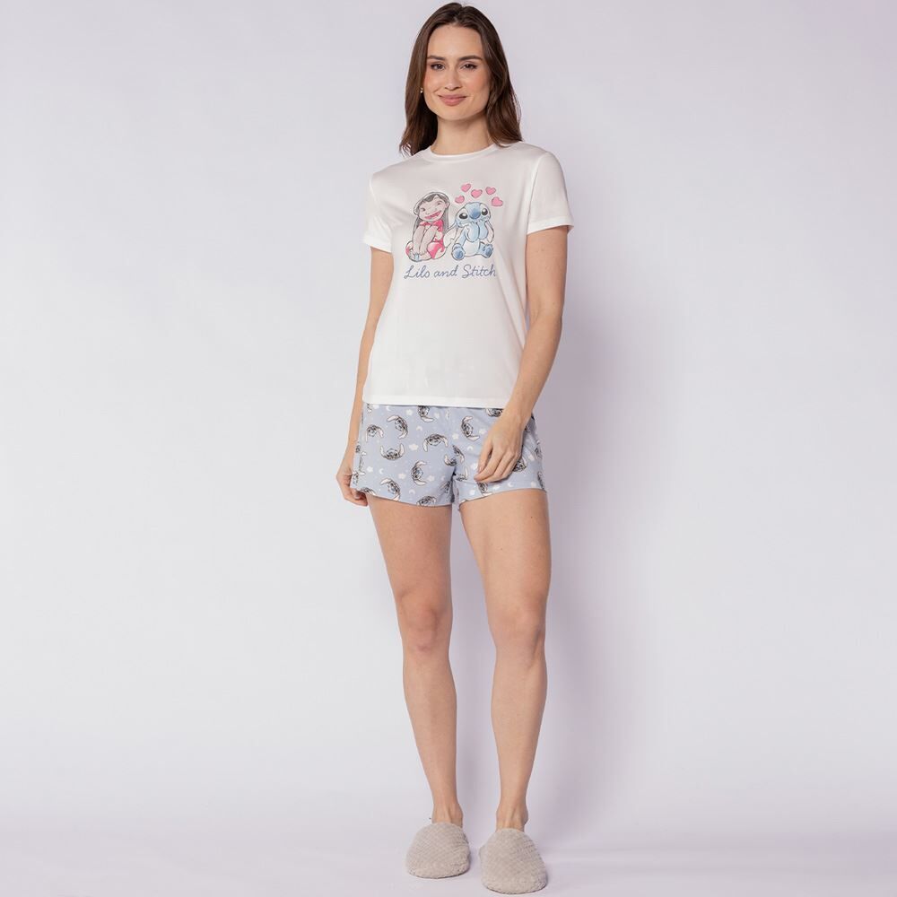 Pijama Feminino Curto Peletizado Disney