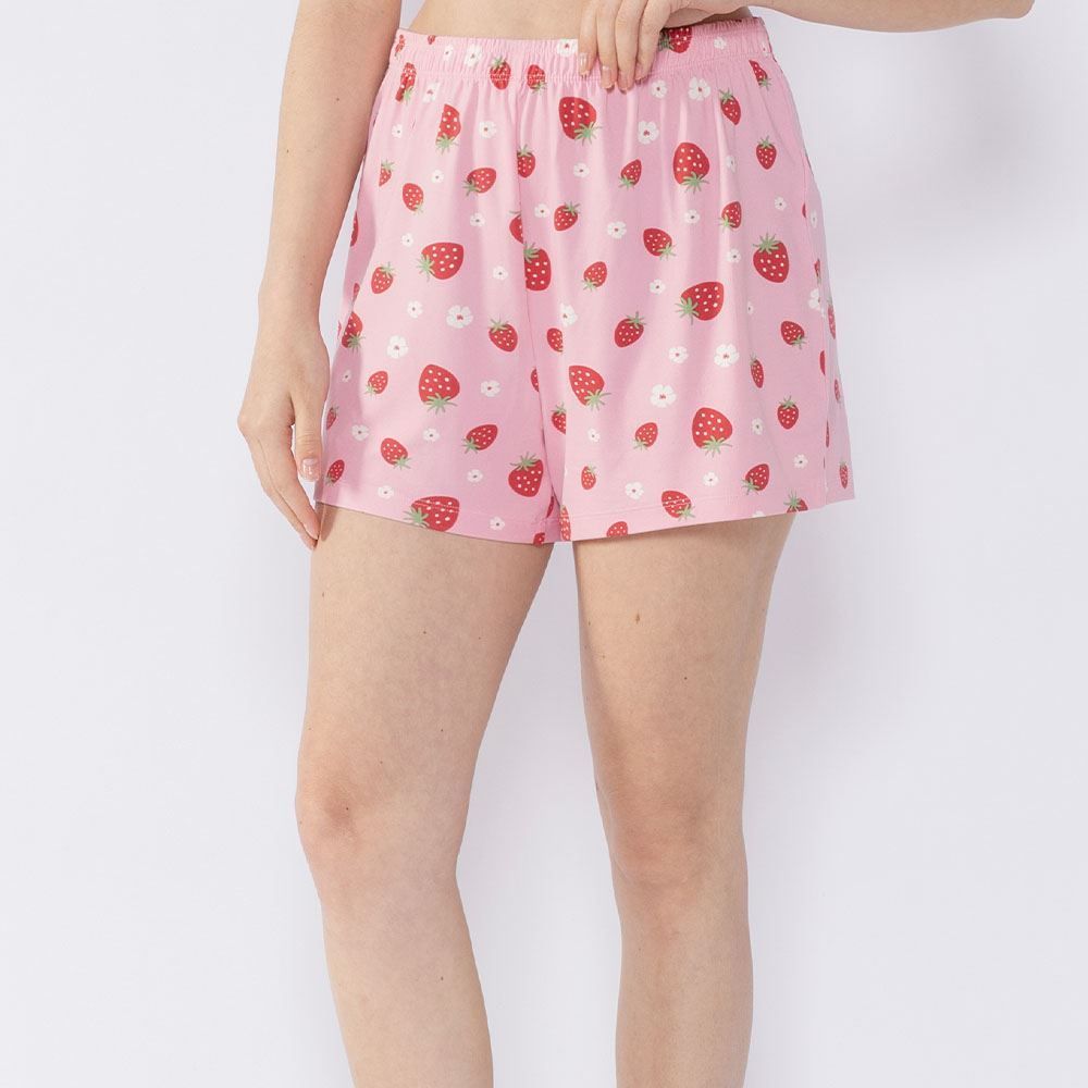 Pijama Feminino Curto De Morango Camila Moretti