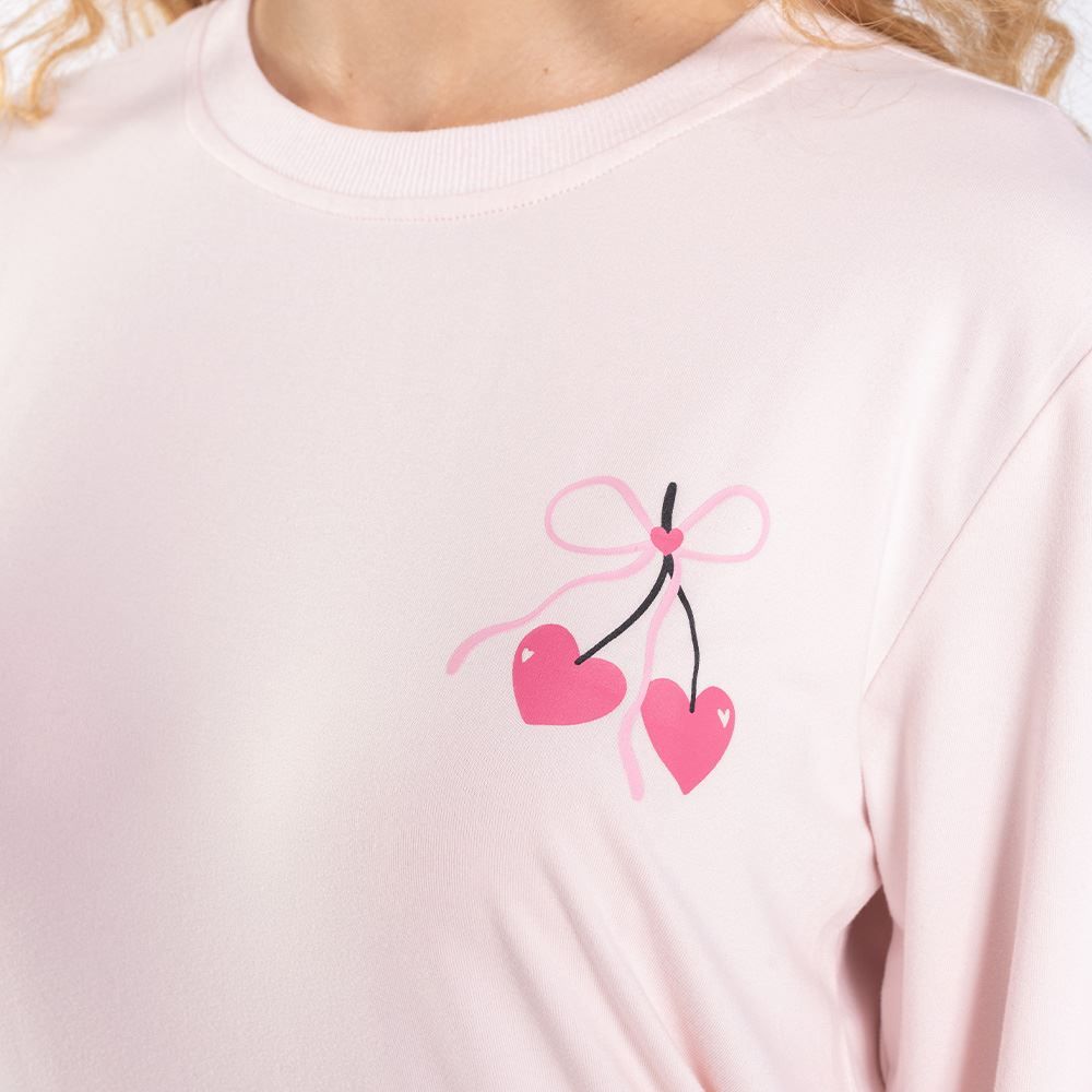 Pijama Feminino Longo Cereja Camila Moretti