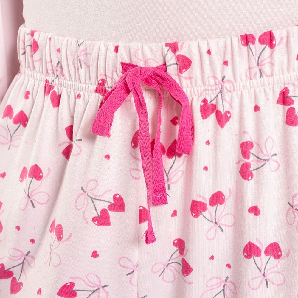 Pijama Feminino Longo Cereja Camila Moretti