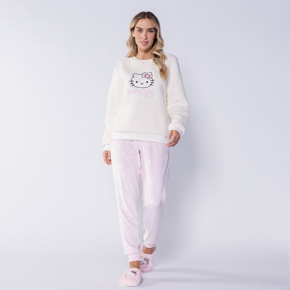 Pijama Feminino Longo Em Sherpa Sanrio