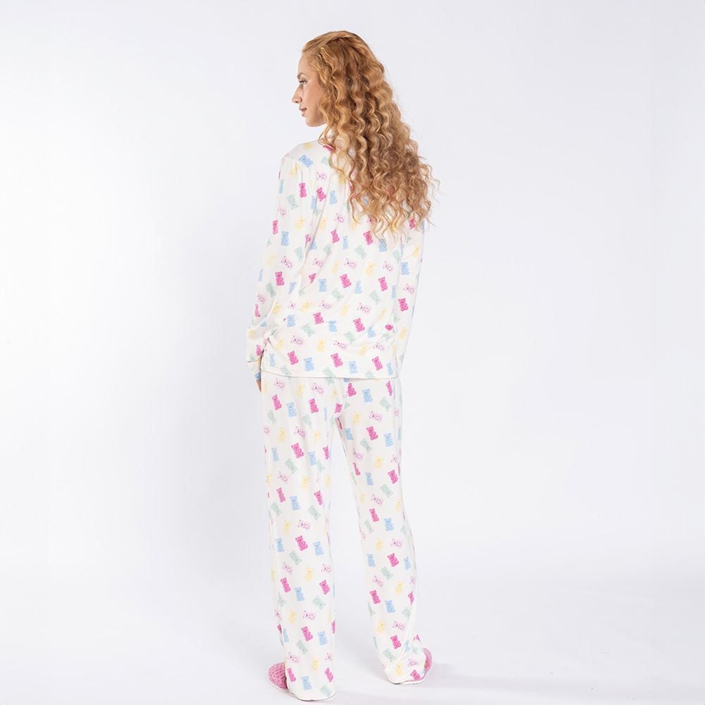 Pijama Feminino Longo Peletizado Camila Moretti