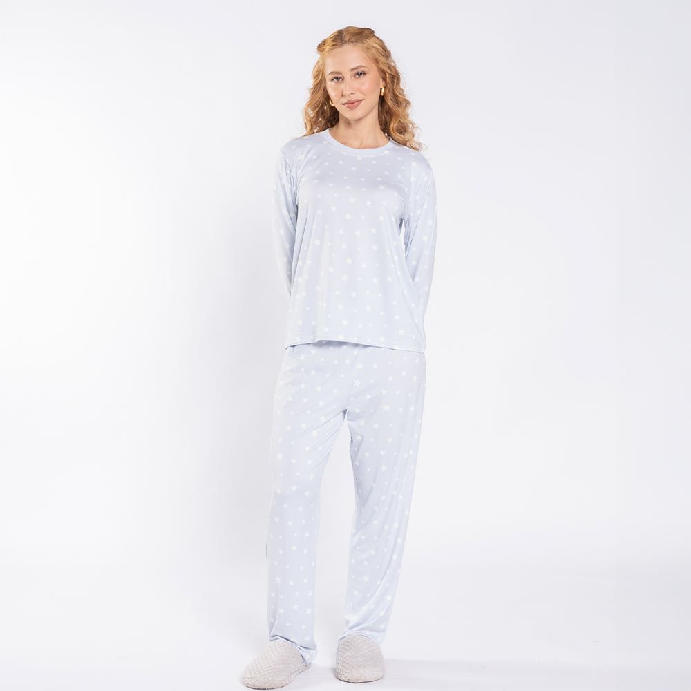 Pijama Feminino Longo Peletizado Camila Moretti