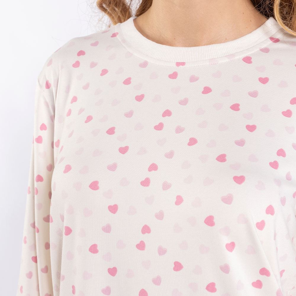 Pijama Feminino Longo Peletizado Camila Moretti