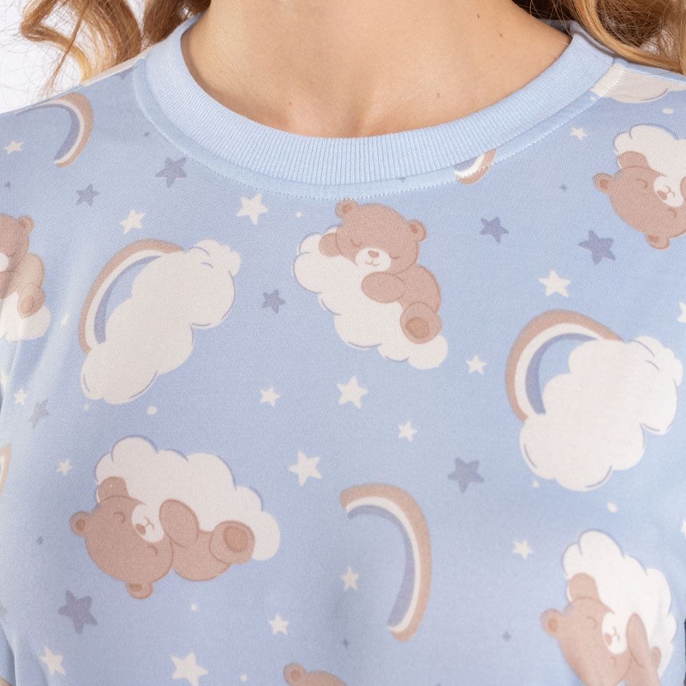 Pijama Feminino Longo Peletizado Camila Moretti